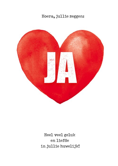Bright Spot | Huwelijkskaart | Veel geluk