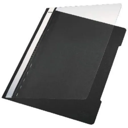 Leitz Schnellhefter Standard, A4, langes Beschriftungsfeld, PVC, schwarz
