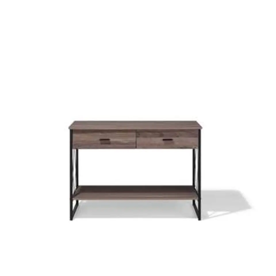 AYDEN - Consoletafel - Donkere houtkleur - Vezelplaat