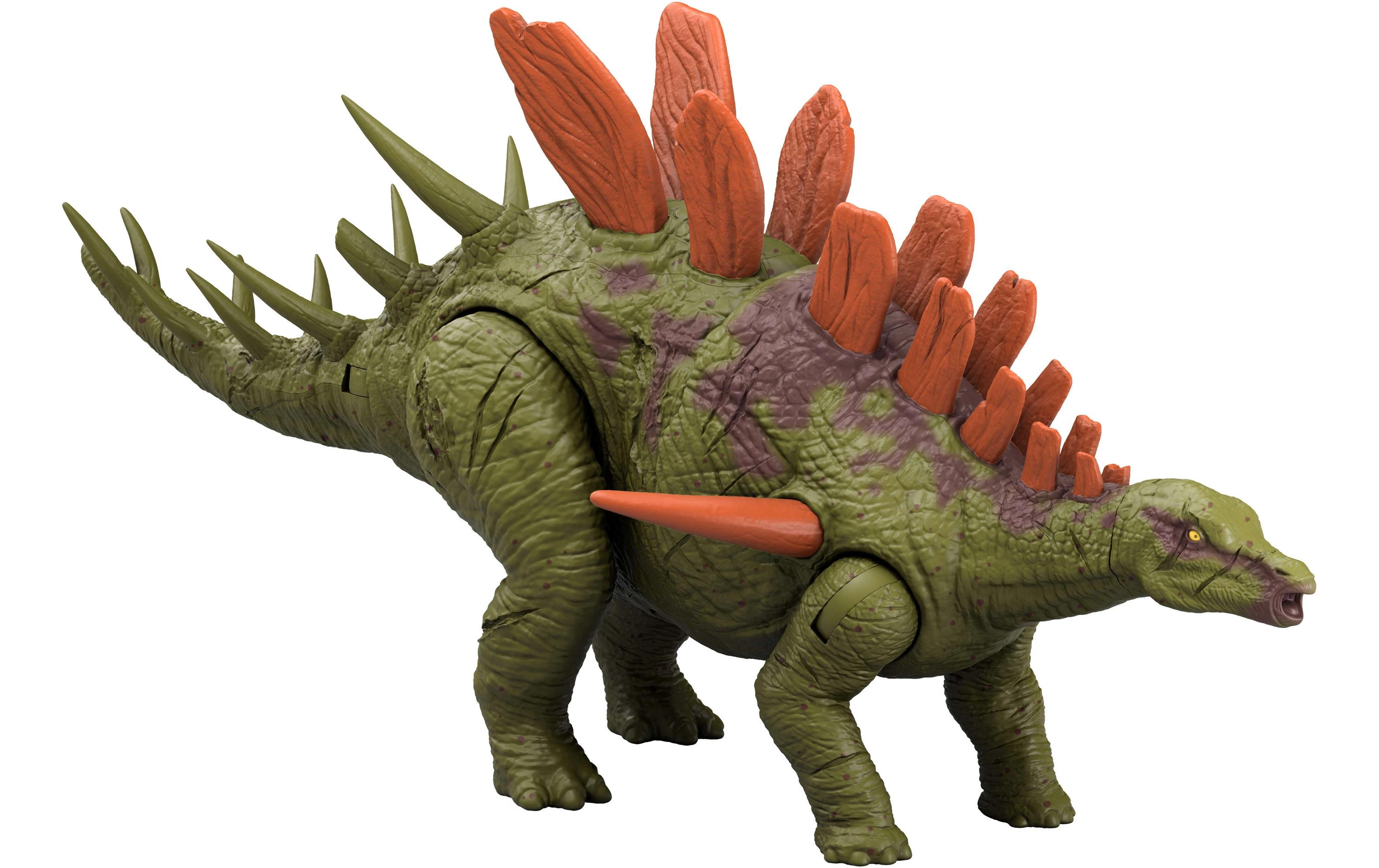 Jurassic World Wild Roar KentrosaurusDinosaurier-Spielzeug mit Brüllgeräuschen und Angriffsbewegung