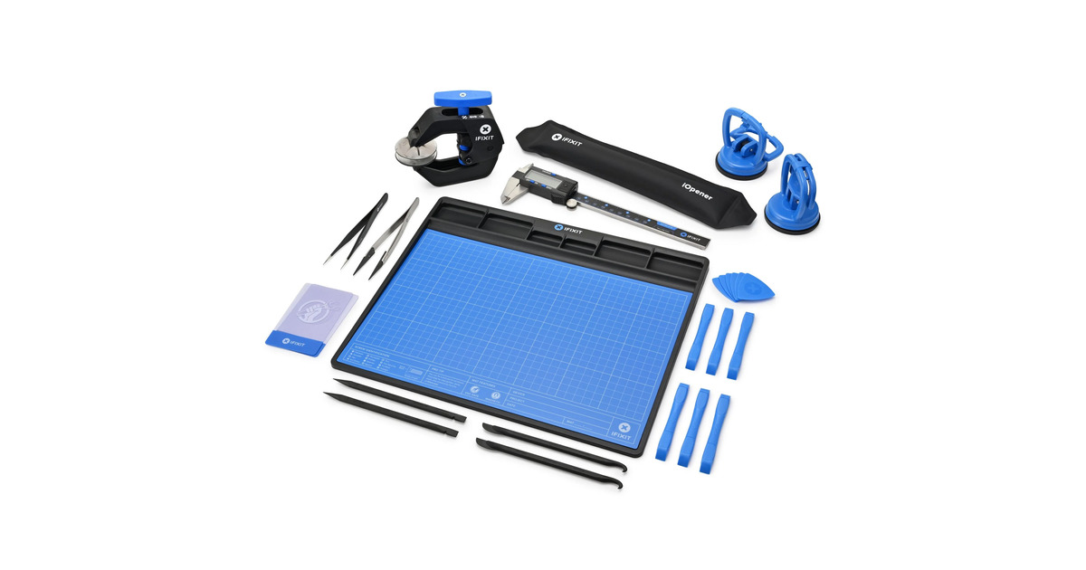 iFixitPro Tech Disassembly Module gereedschapsset  (Zwart/blauw)