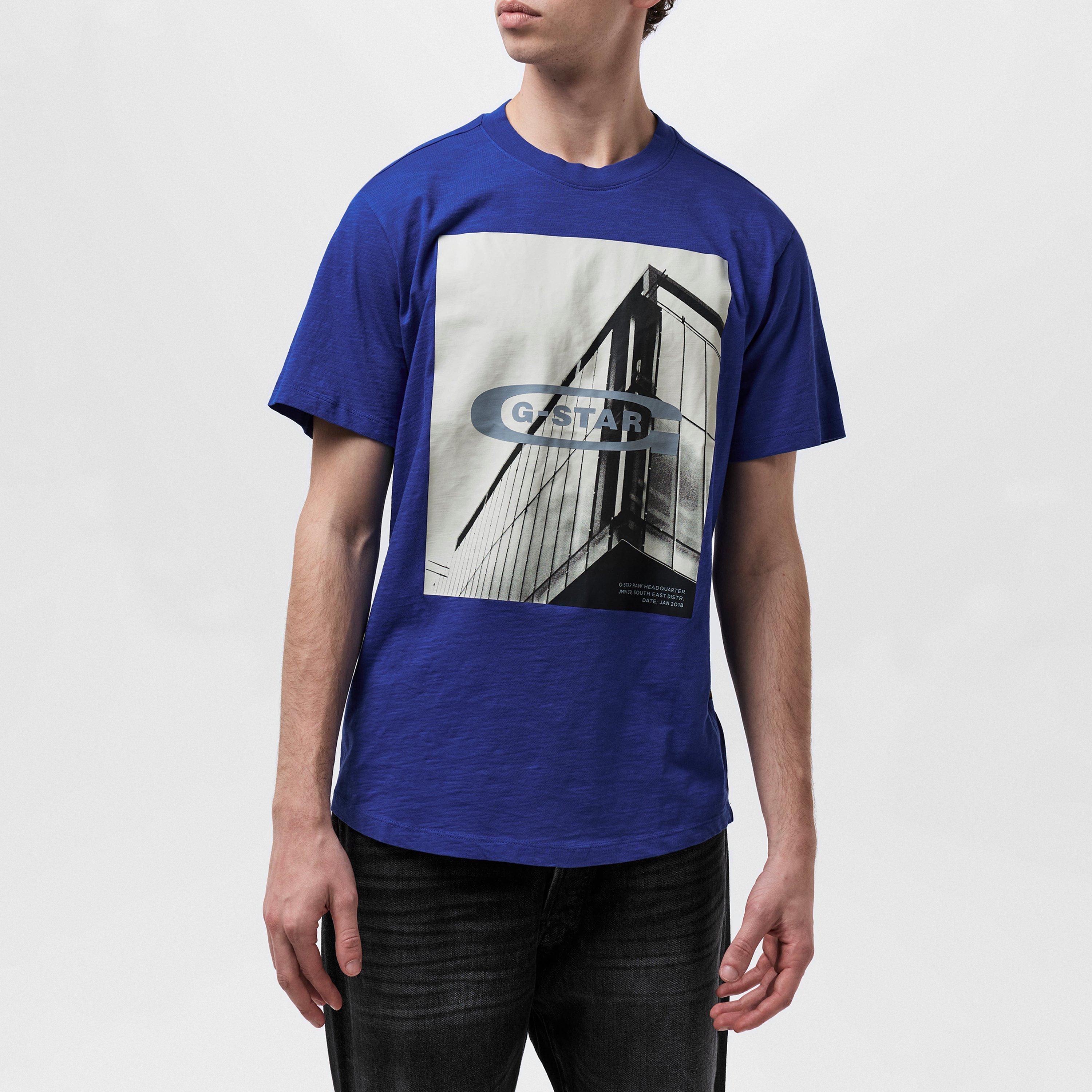 G Star HQ Old School Logo Lash T Shirt