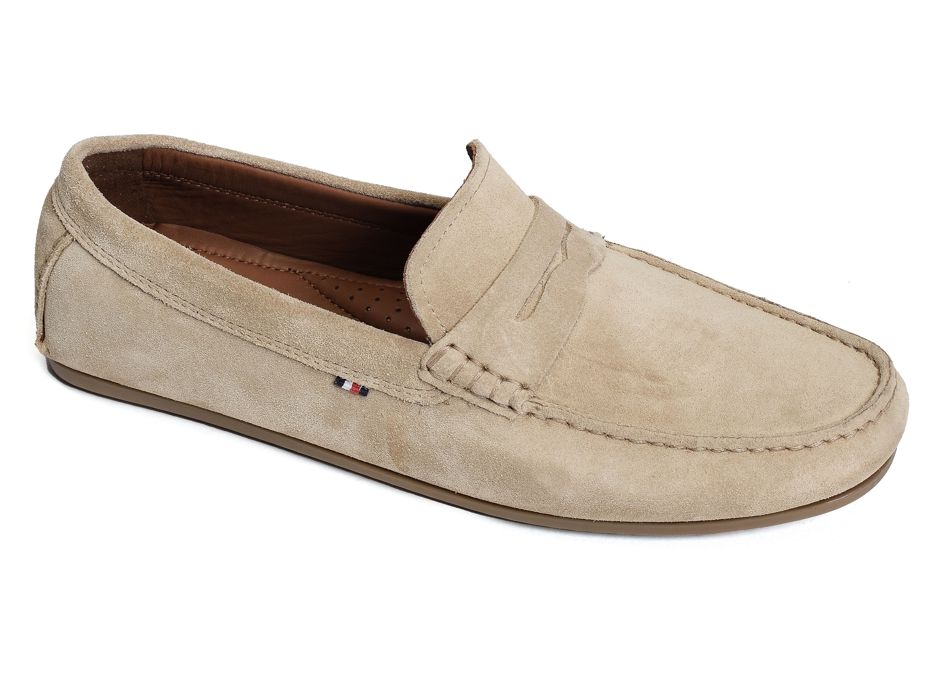 Casual hilfiger suede driver 4998 beige