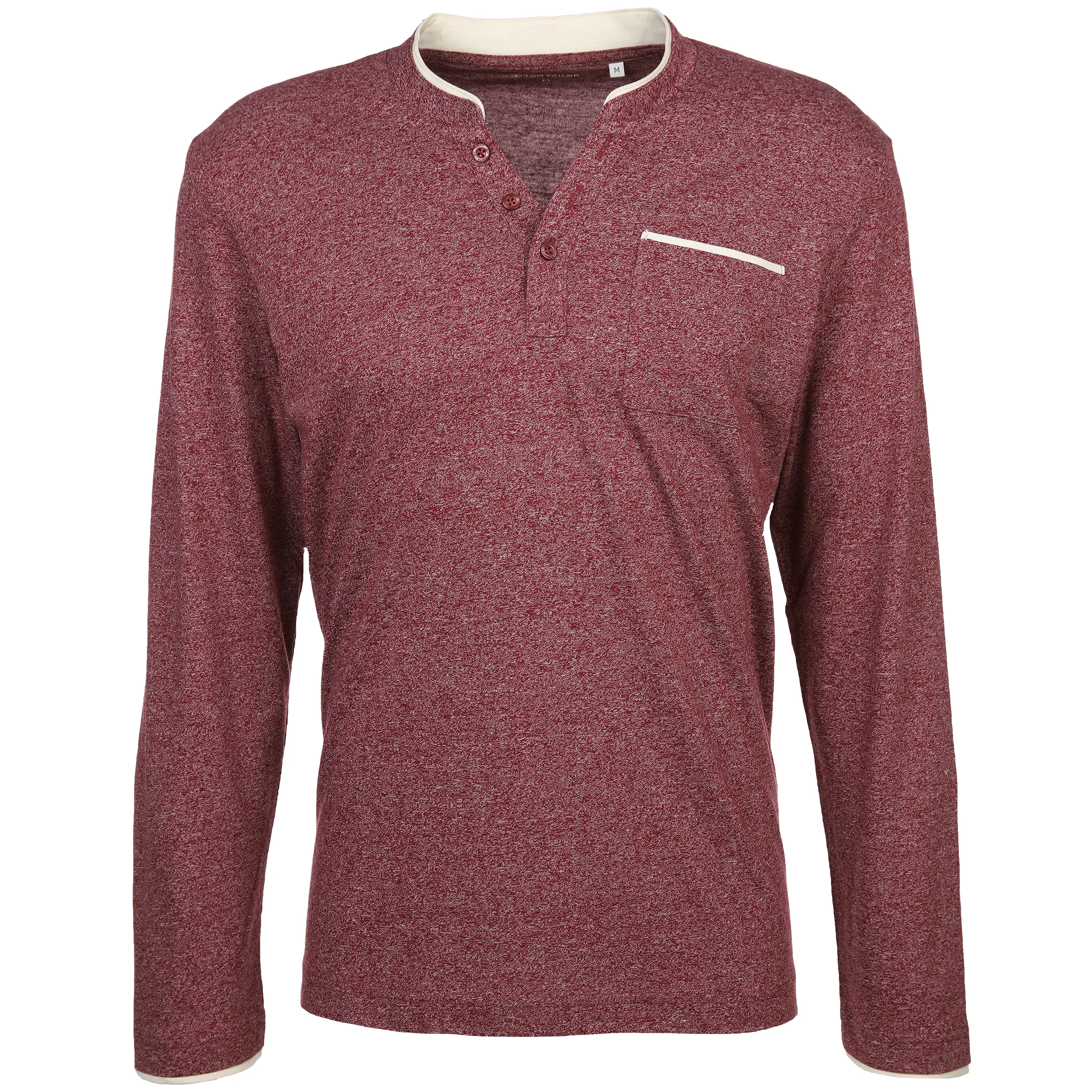 Herren Langarmshirt mit Brusttasche