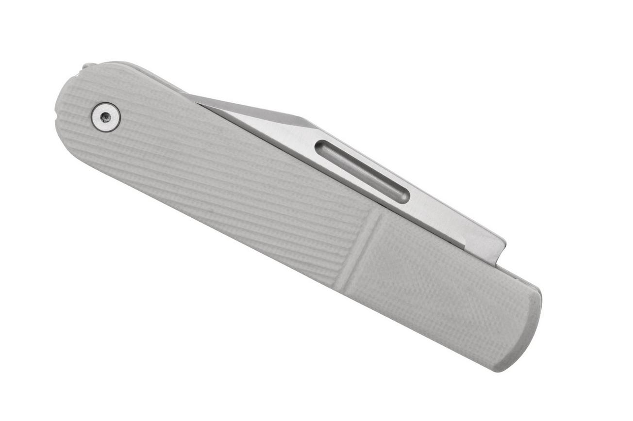 Real Steel Barlow RB5, 8022I Clippoint N690, Ivory G10, slipjoint zakmes