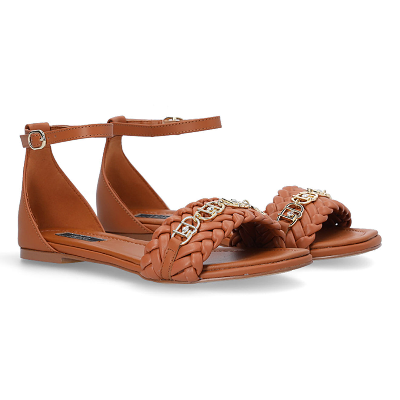 Liu-Jo Sandales en Cuir Rym marron