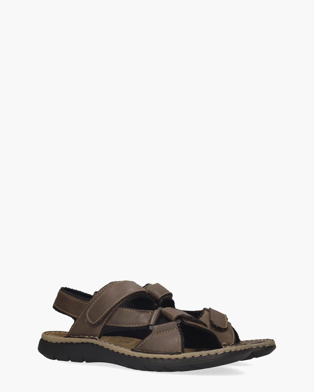 Cypres Waldemar Donkerbruin Herensandalen