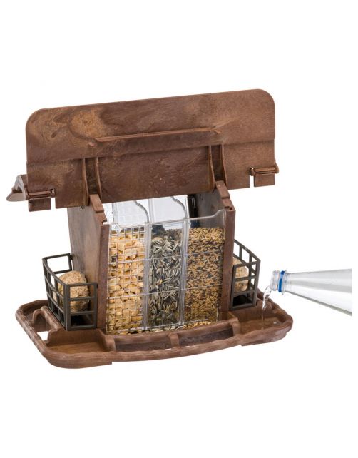 Ferplast Voedersilo Jok 2 - Voersilo - 34x26x23 cm Bruin