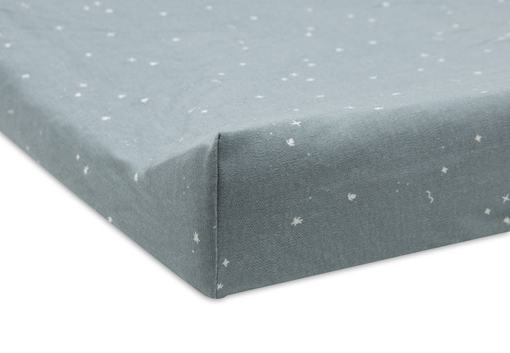 jersey aankleedkussenhoes Twinkling Sea Green