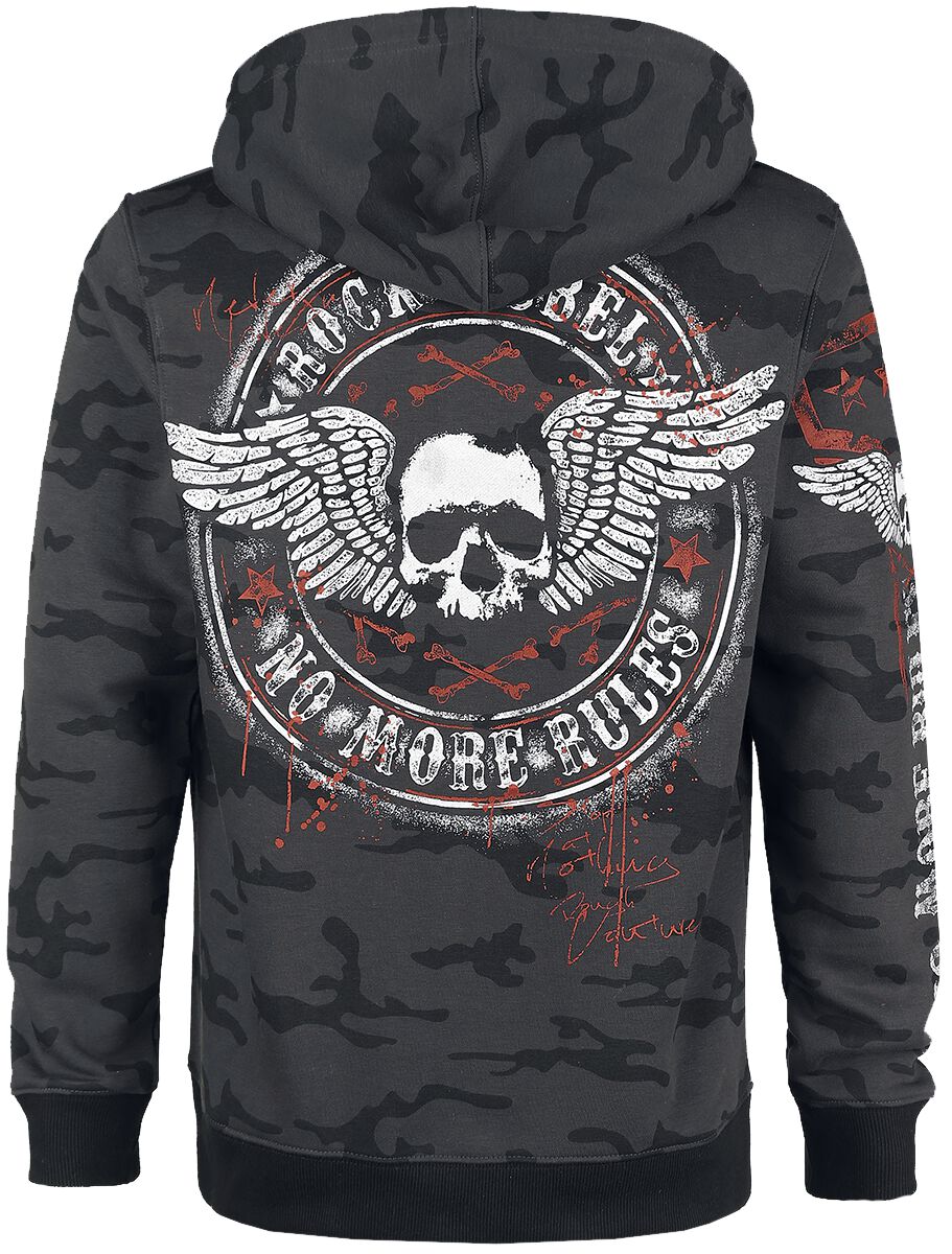 Mask Of Sanity | Rock Rebel by EMP Sweat-shirt zippé à capuche