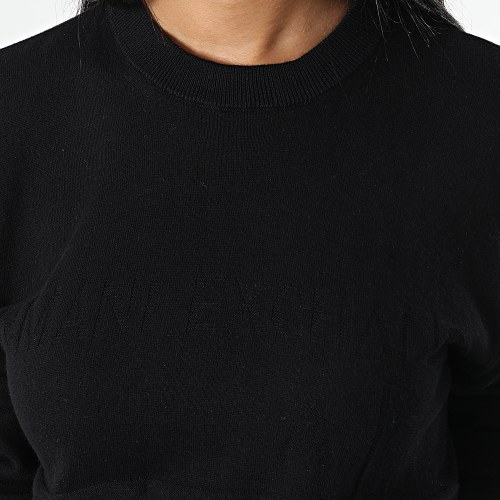 Pull Femme 6LZM1D-ZMW8Z Noir