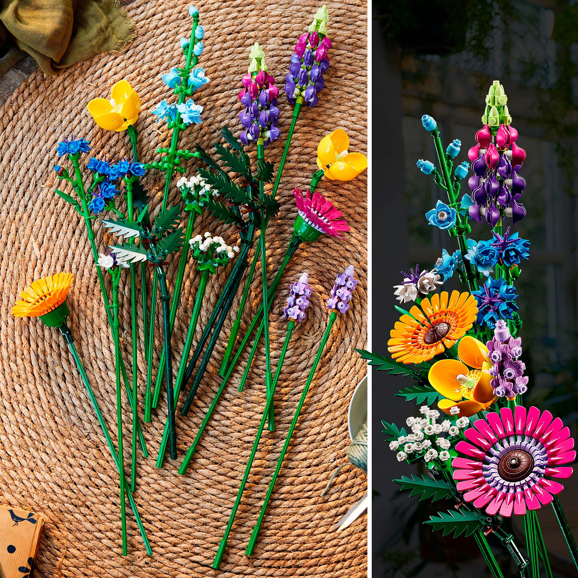 LEGO Konstruktionsspielzeug Icons Wildblumenstrauß