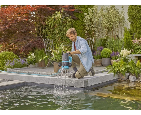 Gardena Spillvattenpump 20000 Basic for rent og skittent vann