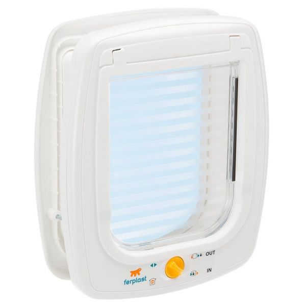 Ferplast Porta para Gatos Manual 4 Vias Swing 9 Set Branco 72105011 - 423362