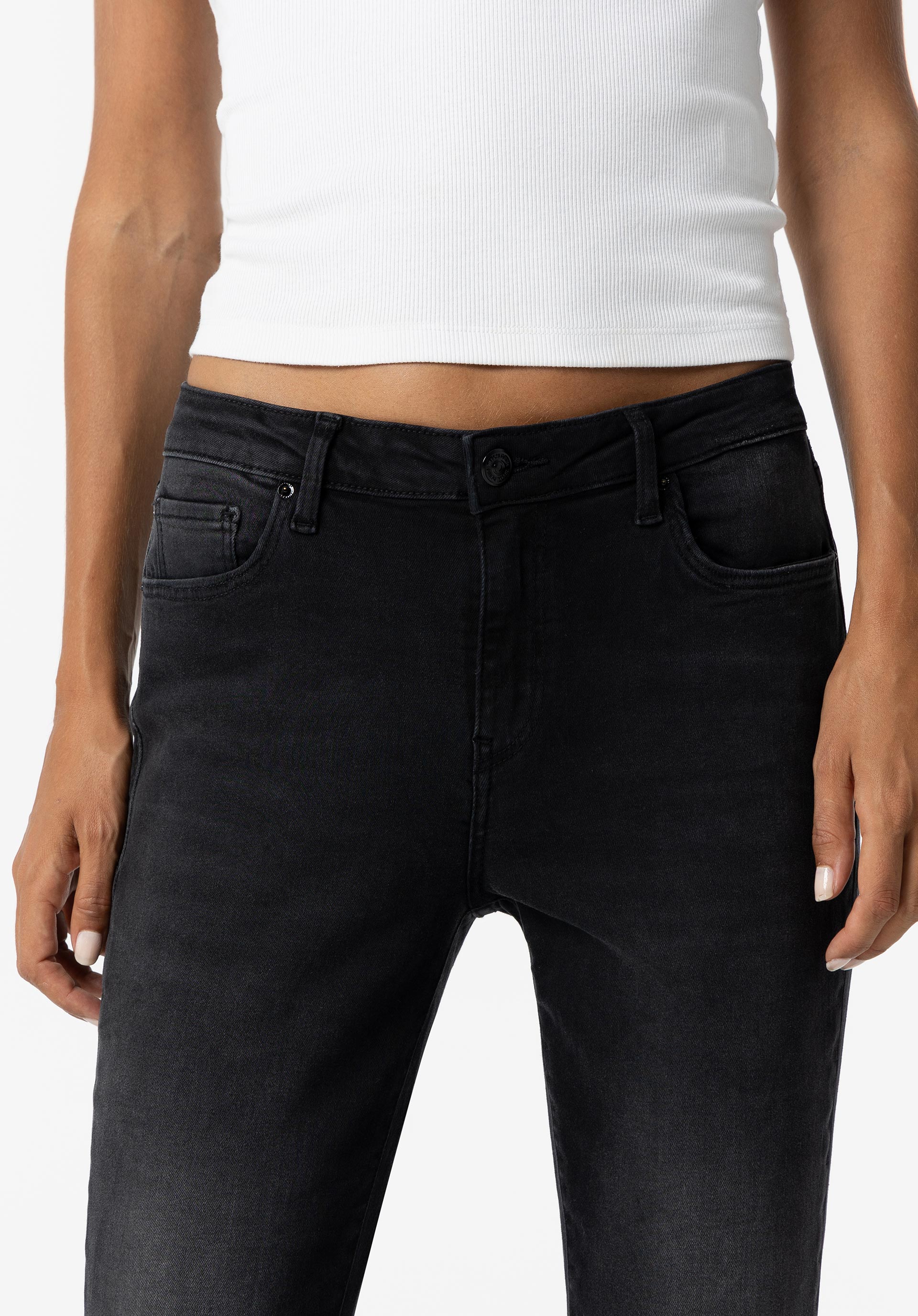Jeans Vicky Skinny Cintura Média