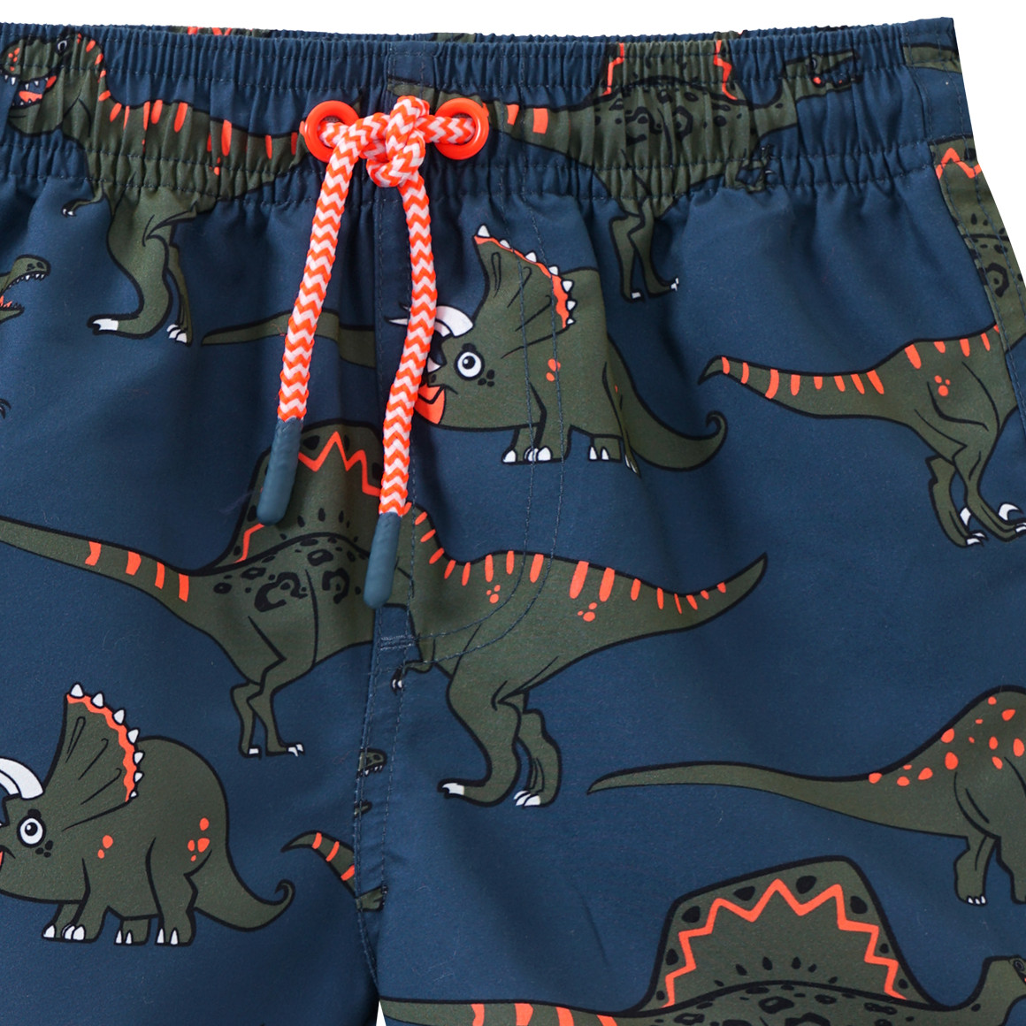 Jungen UV-Badehose mit Allover-Print UPF60 dunkelblau