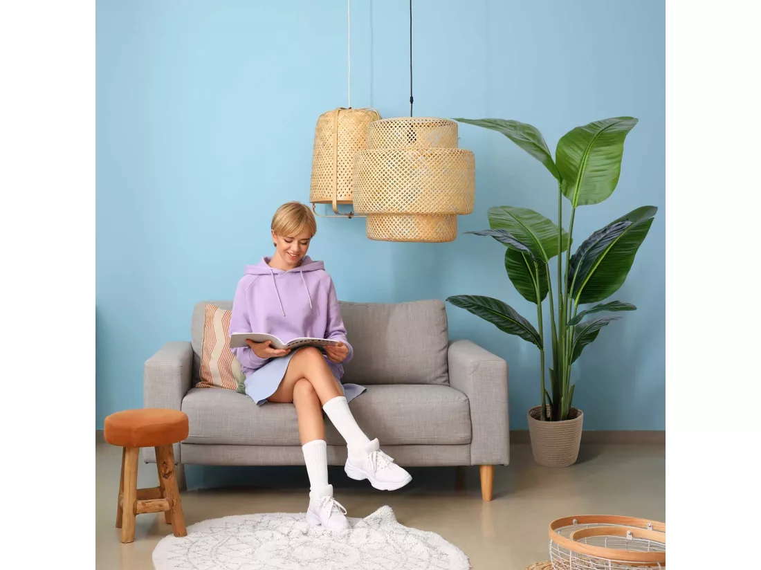 Traveller Banana - Plante artificielle en pot H160 cm