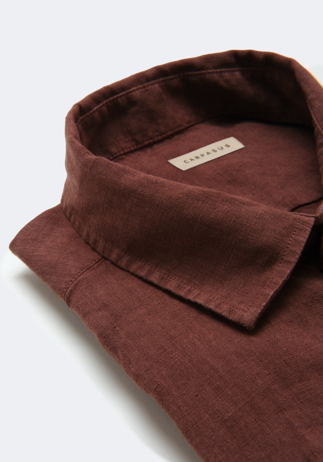 Carpasus Leinenhemd Nuve Brown