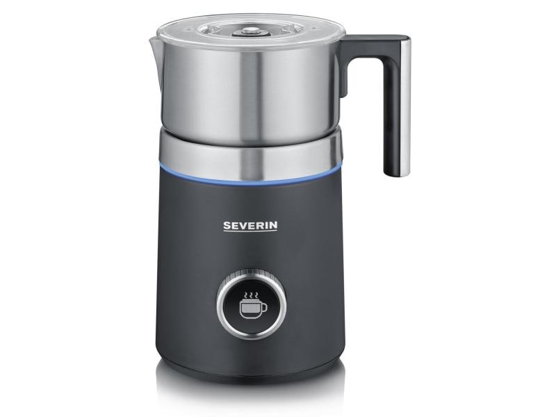 Severin Milchschäumer SM 3587 Silber/Schwarz Induktions-Milchaufschäumer