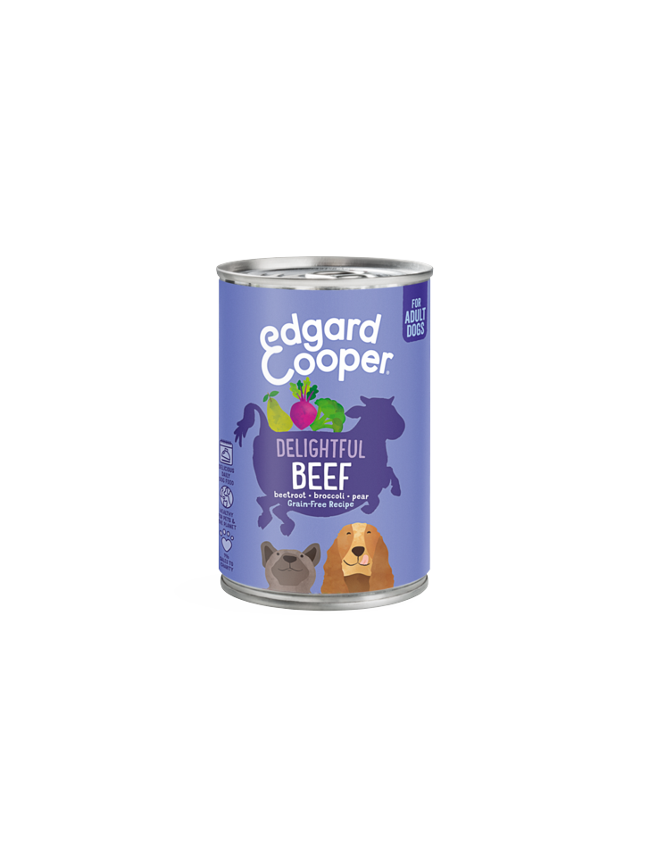 Edgard Cooper - BLAND 4 FOR 119 - Vådfoder Okse, Adult 400gr - 5425039485317