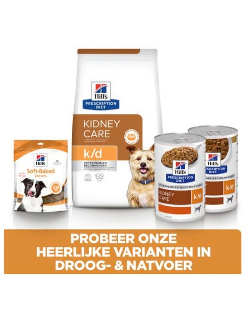 Hill's Prescription Diet K\/D Kidney Care Blik - Hondenvoer - Kip 370 g