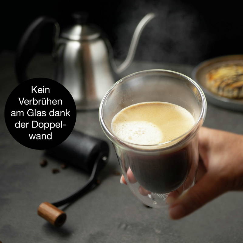 Moritz & Moritz Barista Napoli Thermo-Kaffeegläser 6-tlg.