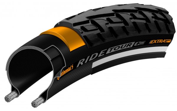 Continental Ride Tour Reflex Cykeldæk, 27x1 1/4 (32-630)