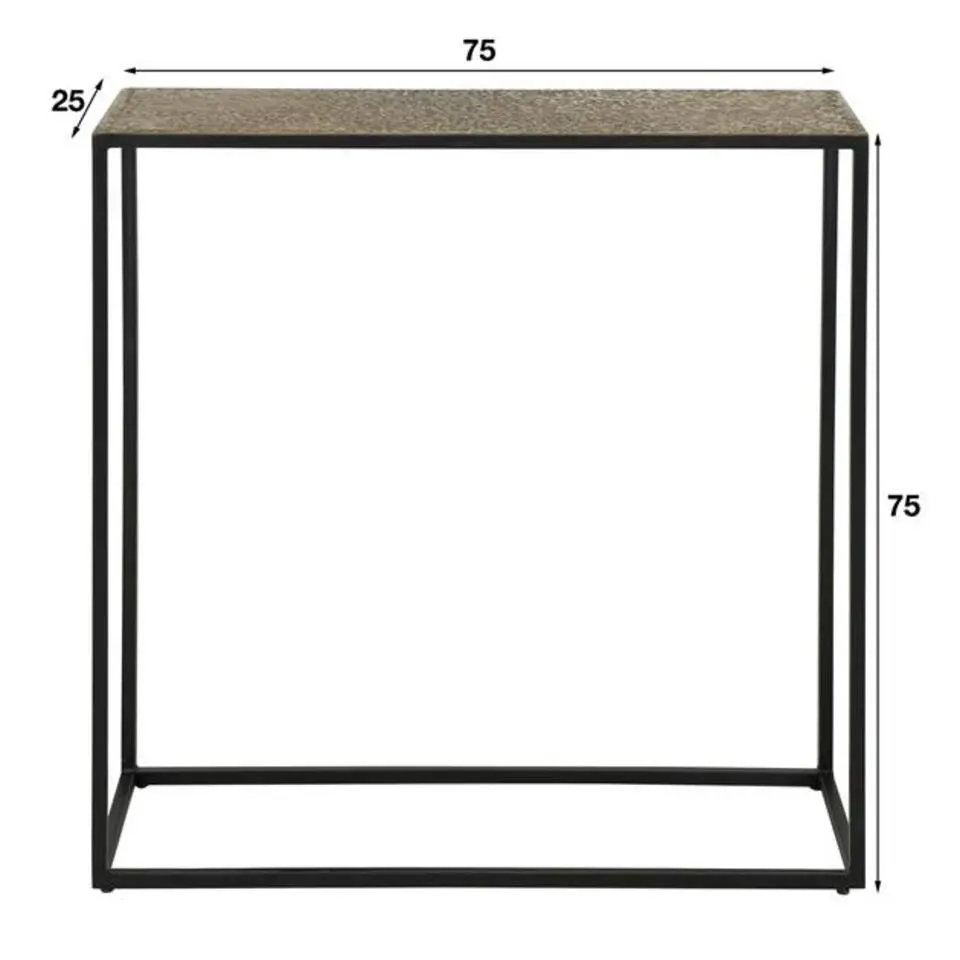 Hoyz - Haltafel iron metallic - Brons antiek