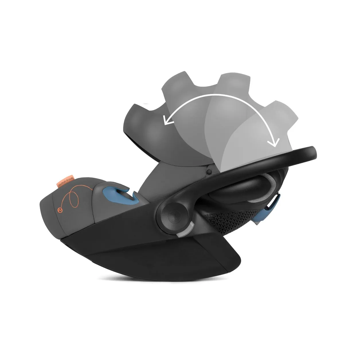 Cybex Siège d’Auto Cloud G Lux 4-35lb - Lava Gris