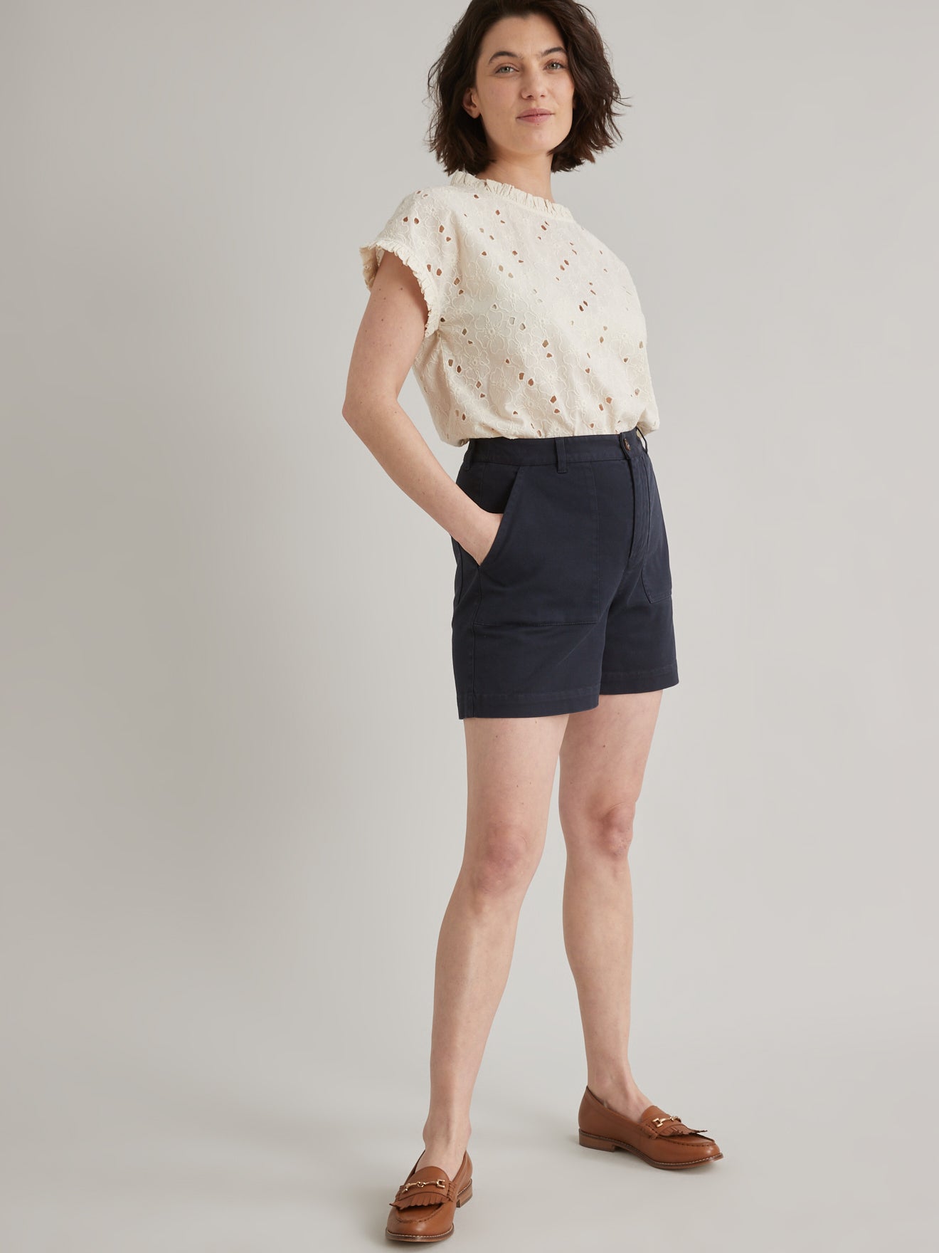 Short cargo femme