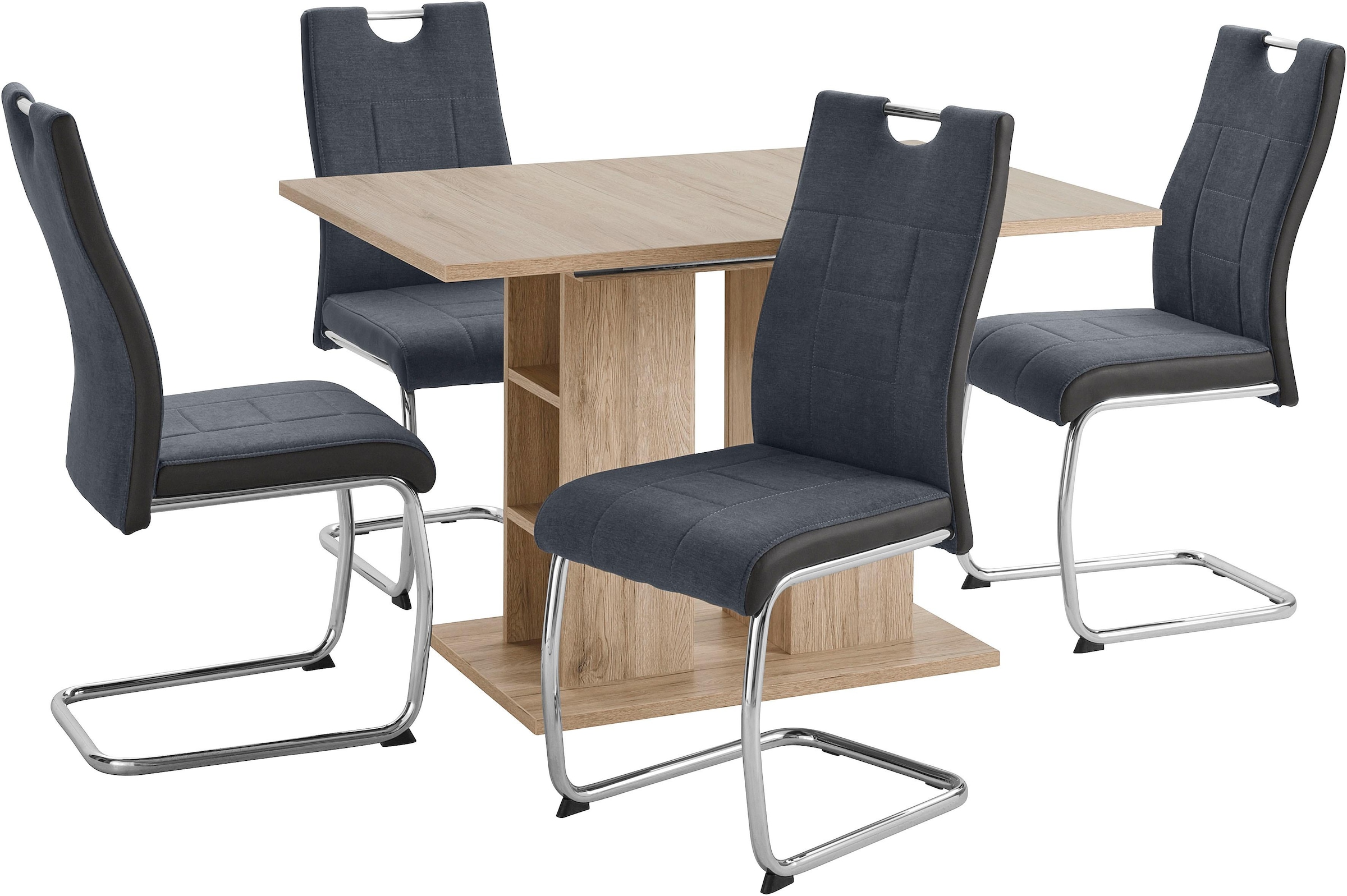 HELA Essgruppe »ALINA G« Set, 5 Stk. tlg. bestehend aus einem  Tisch und 4 Stühlen