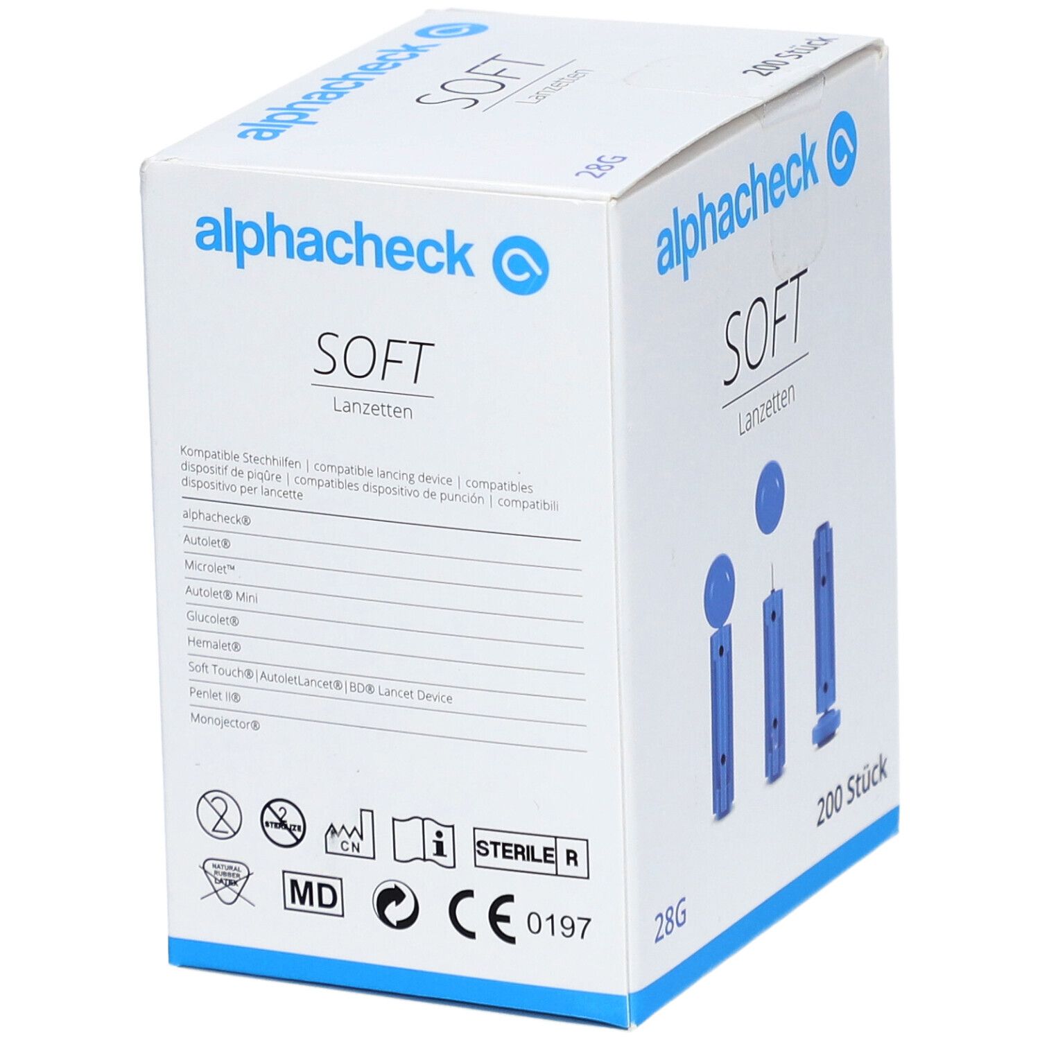 alphacheck soft Lanzetten 28 G
