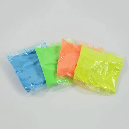 Kögler Schüttelschleim zum Selbermachen, Glow in the Dark, 4 Tüten je 13 g, ergibt 4 x 100 g Knete oder Schleim