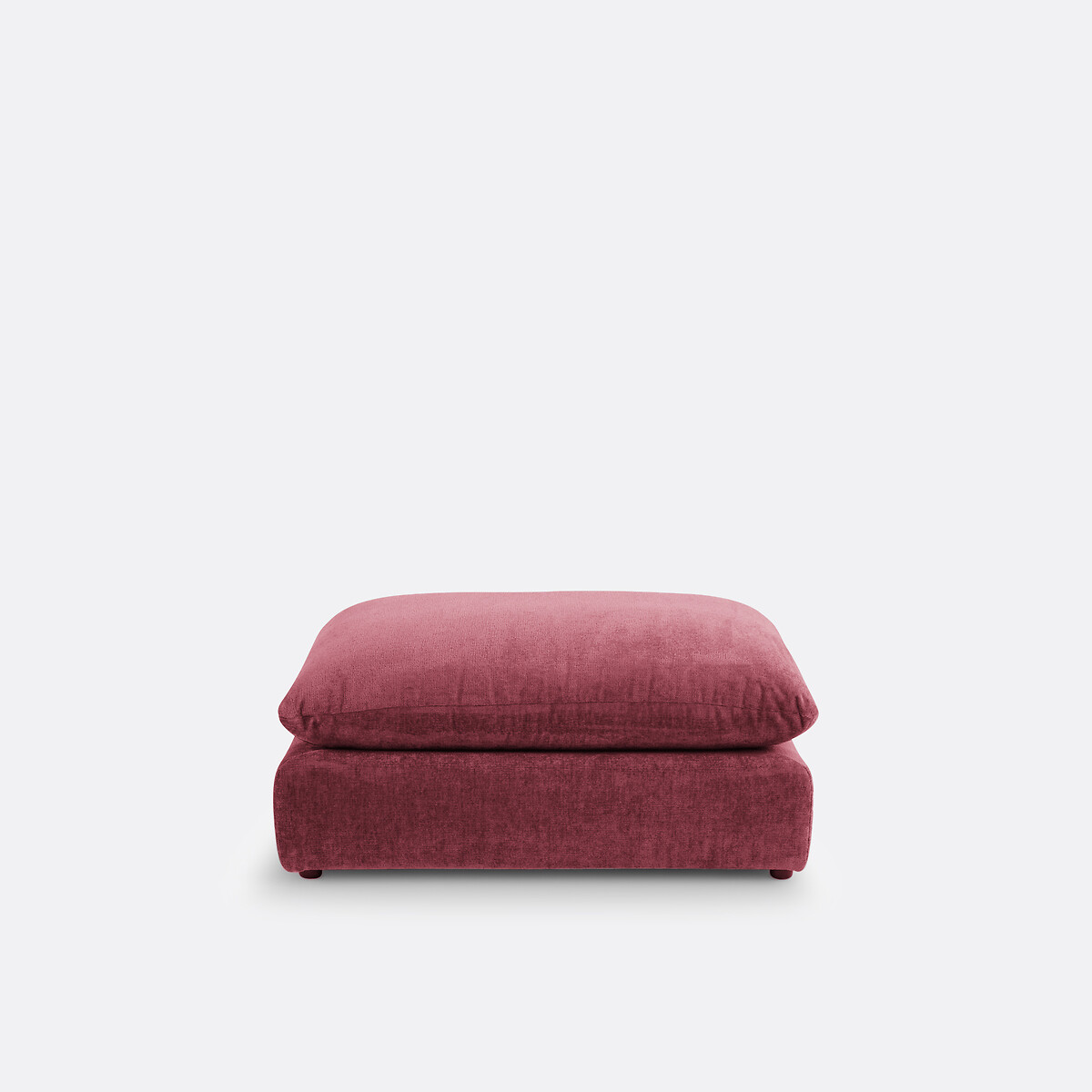 LA REDOUTE INTERIORS<br>Puff modulável, veludo texturizado, Malo