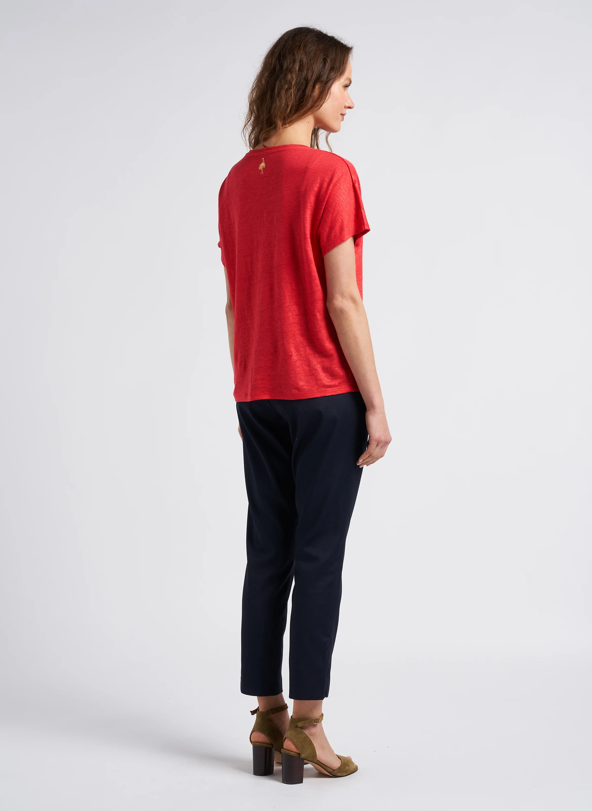 PETUNIA - Pantalon droit| Bleu