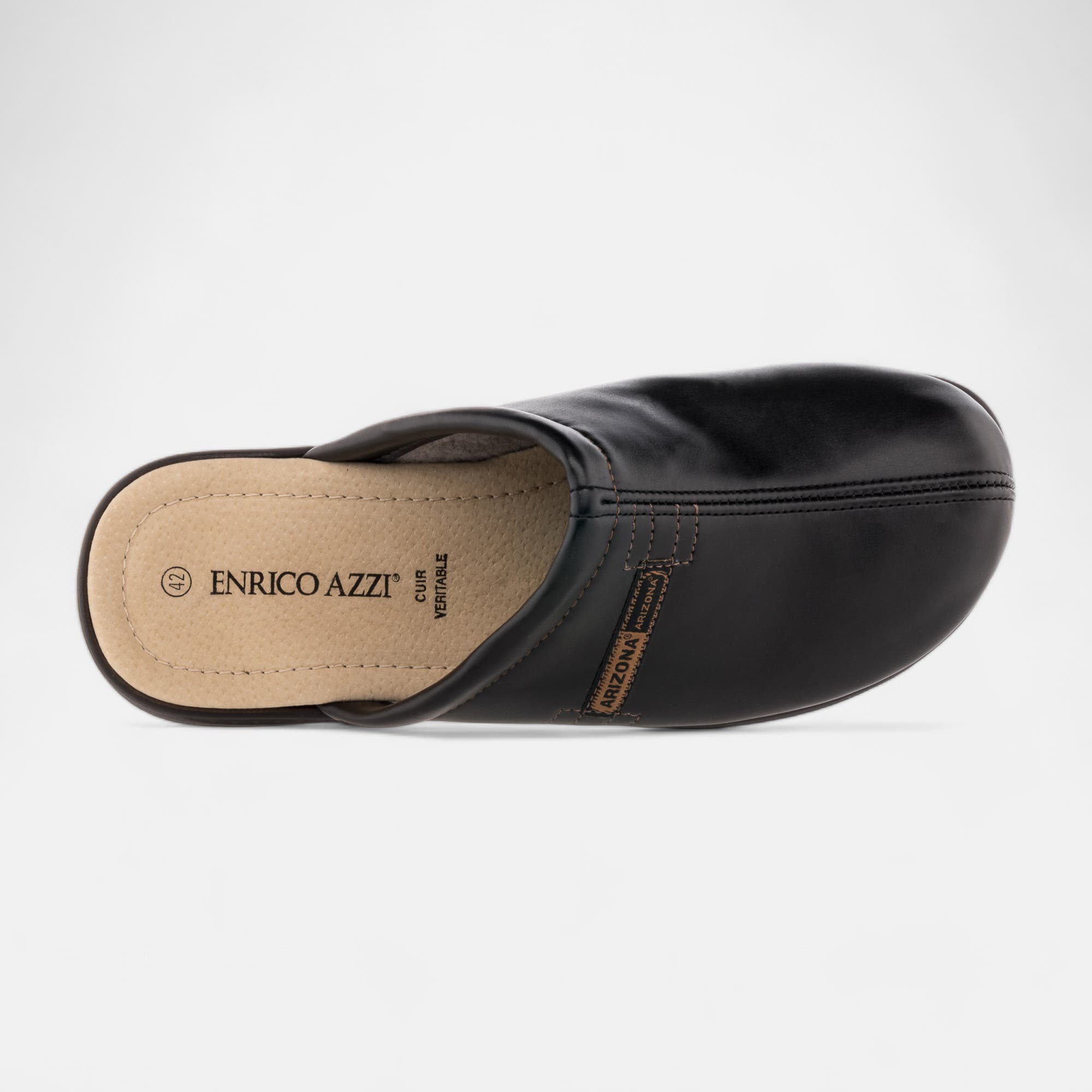 Pantoufles mules Homme noir