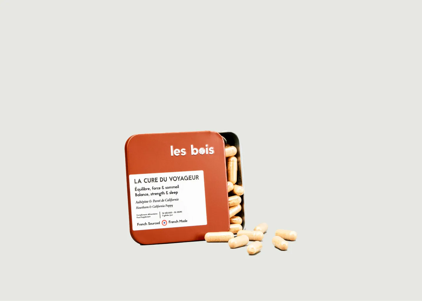 Complément alimentaire La Cure du Voyageur boost Les bois