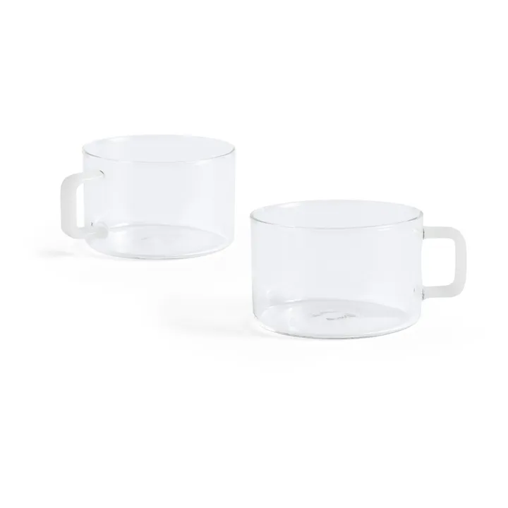 Hay Tasses en verre Brew - Set de 2 | Blanc