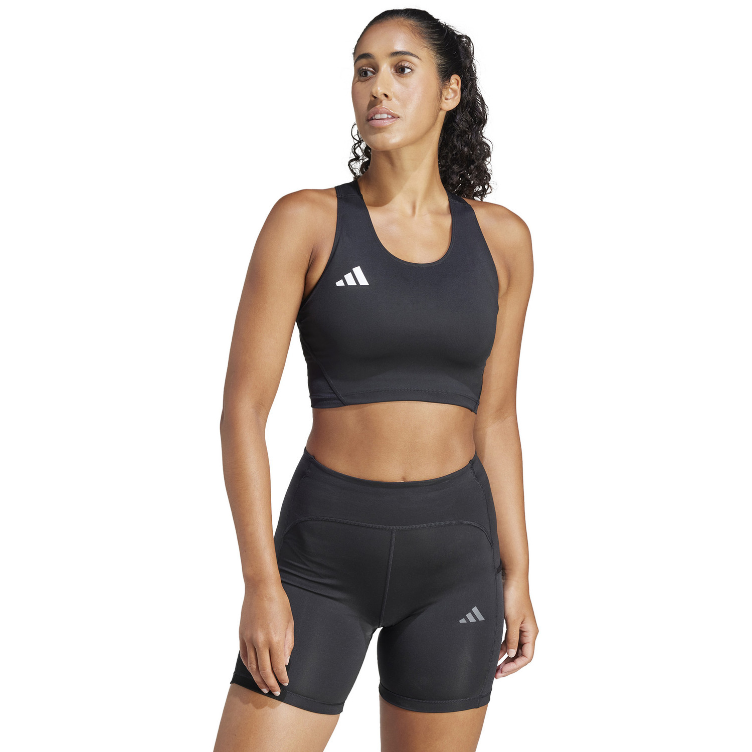 adidas Adizero Crop Top Brief Set Dames