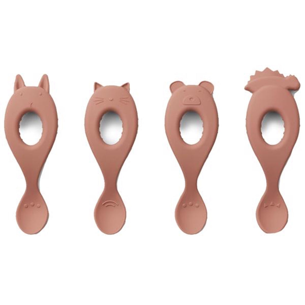 Liva Silicone Skeer 4-Pack Dark Rose