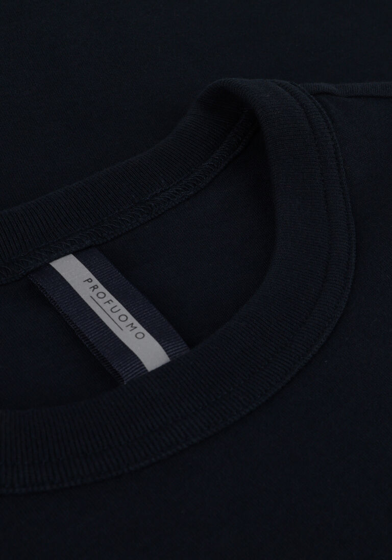 PROFUOMO donkerblauwe profuomo t-shirt t-shirt short sleeve