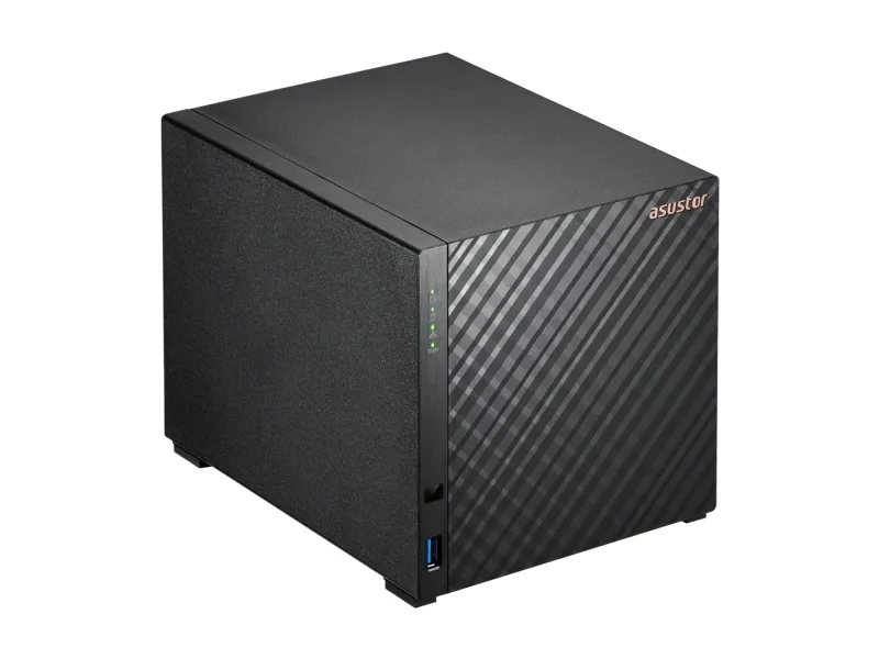 ASUSTOR Drivestor 4 AS1104T - NAS-server - 4 bays - SATA 6Gb/s - RAID RAID 0, 1, 5, 6, 10, JBOD - RAM 1 GB - 2.5 Gigabit Ethernet - iSCSI support