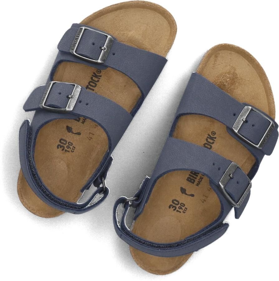 Birkenstock Kid's Milano AS Birkibuc Sandalen Narrow blauw