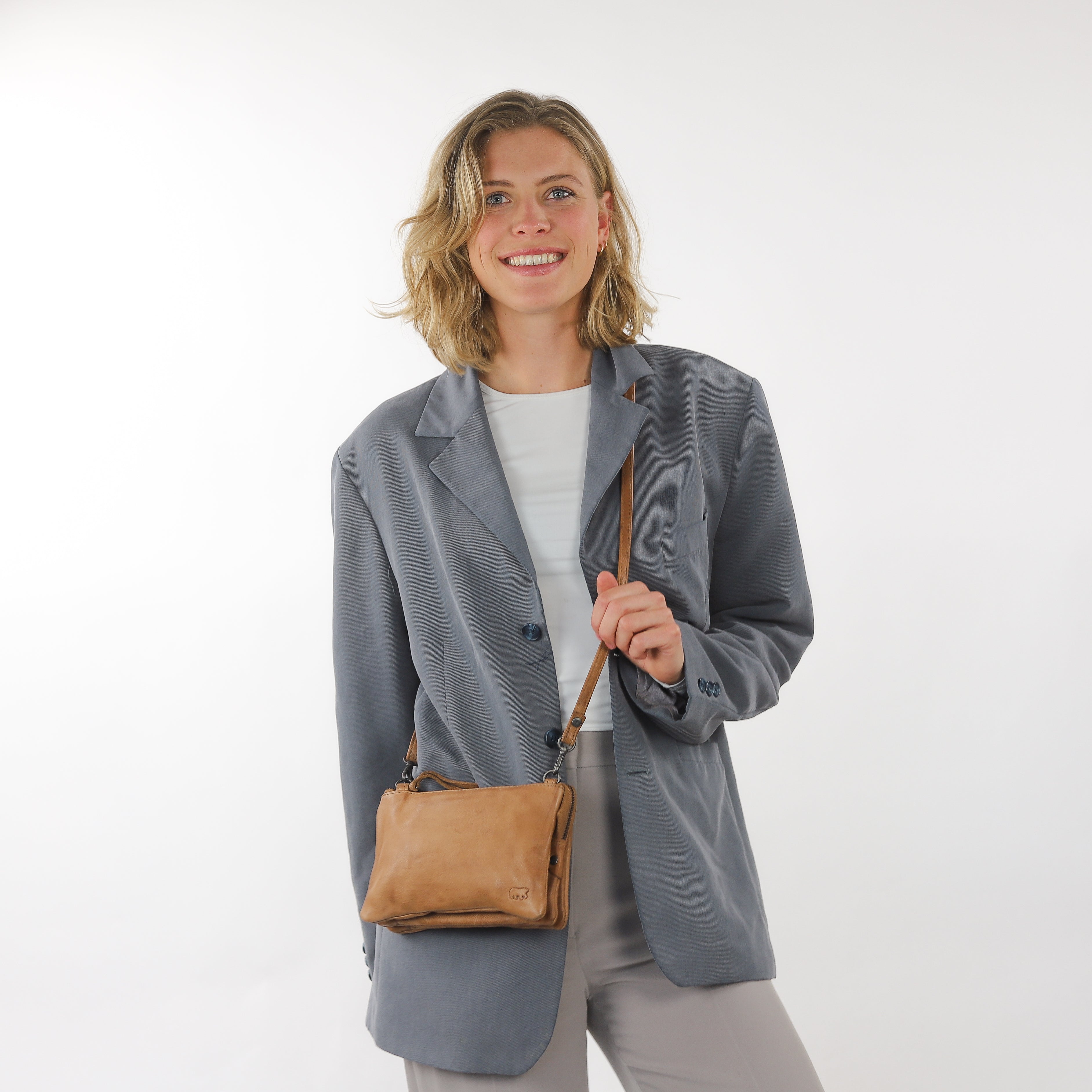 Portemonneetasje  'Uma' taupe - CP 1119 Taupe