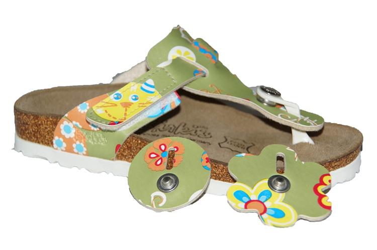 Birkenstock Tofino Groen dessin