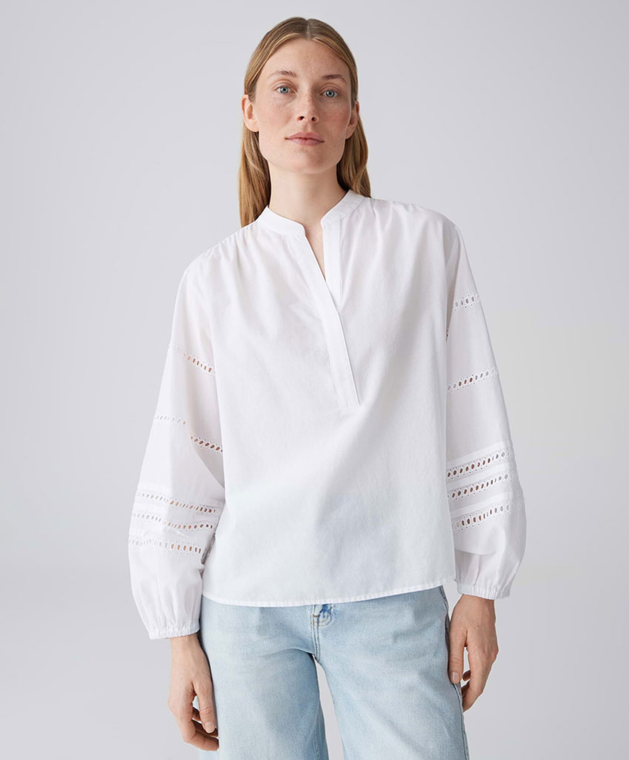 OPUS Dames blouse wit