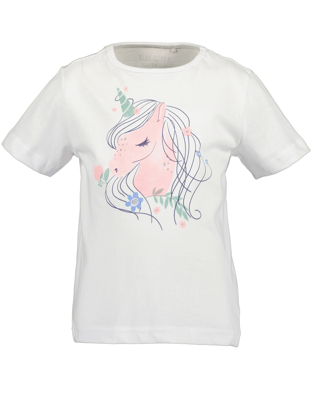 T-Shirt UNICORN inkl. Rock in weiß/grün