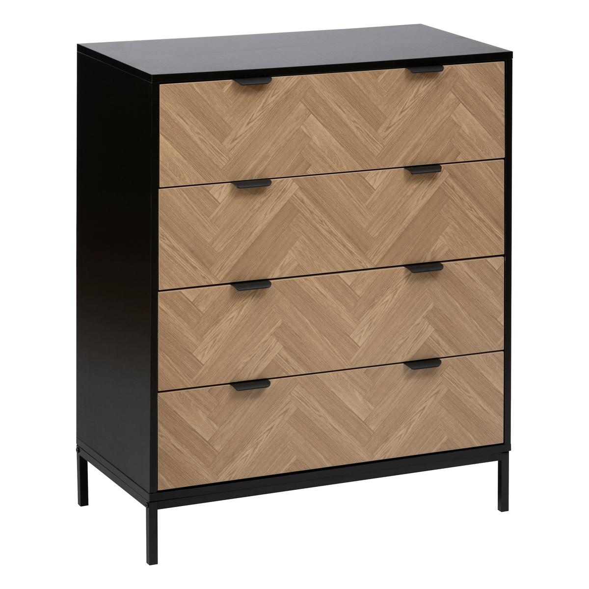 COMMODE CHEVRONS D.80X40X95CM