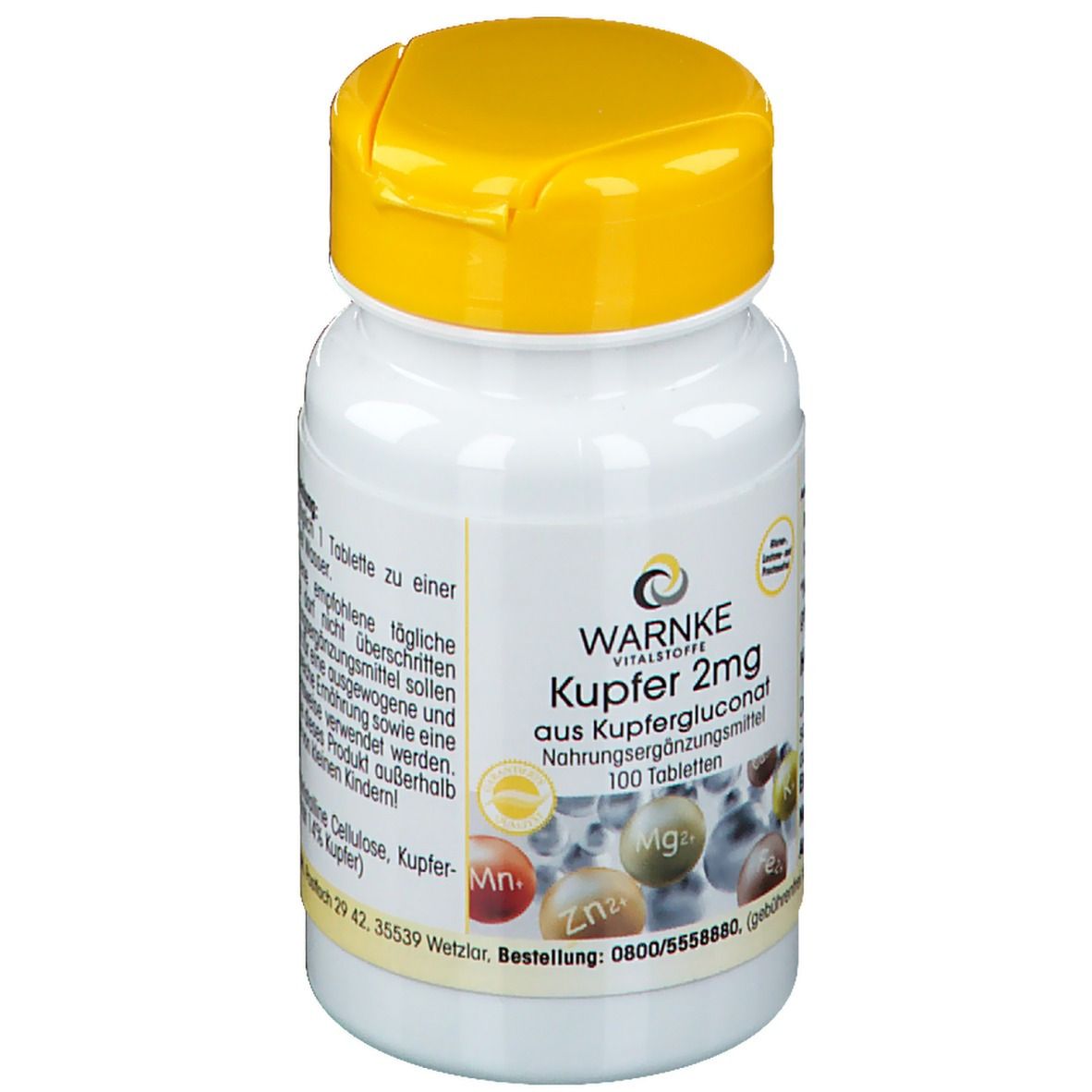 WARNKE Kupfer 2 mg
