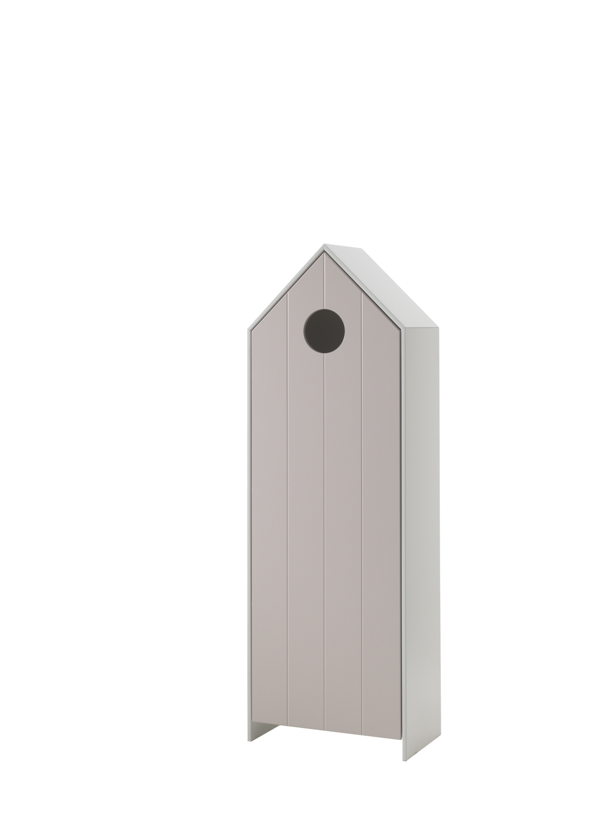Hochschrank CASAMI- weiß-pink - 57,6 cm breit